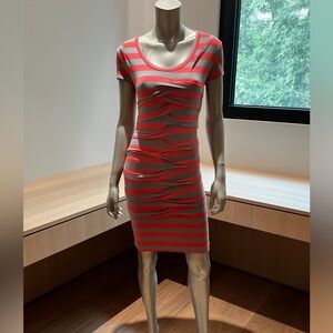 Nicole Miller short sleeve bodycon dress